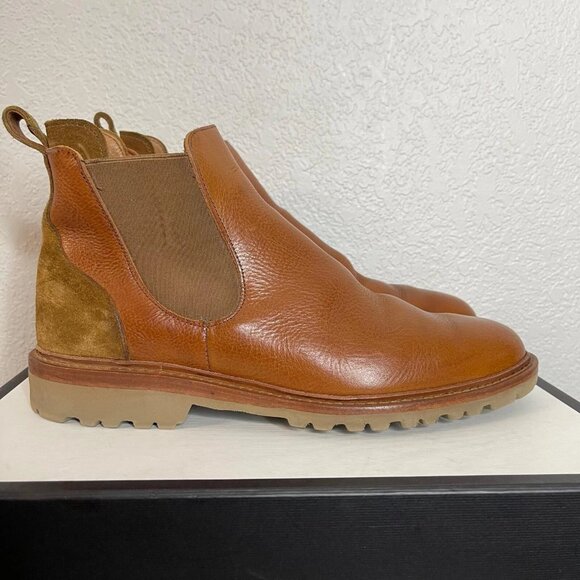 Allen Edmonds Discovery Cognac Brown Leather Chelsea Boot Pull On Men's 9 B - Picture 3 of 11